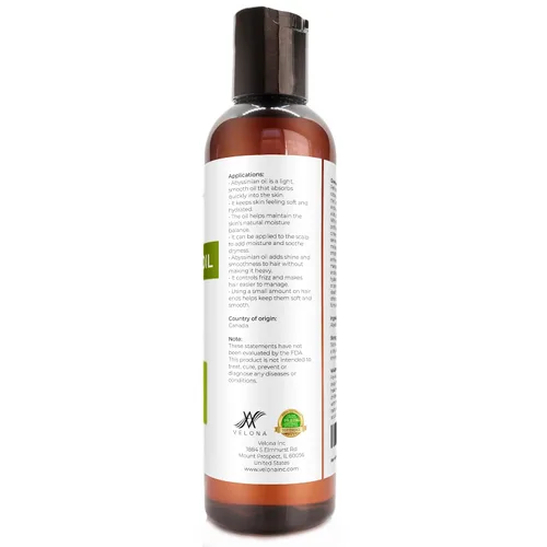 Vista 4 de velona Aceite de abisinio de 4 onzas líquidas Aceite portador 100% puro y natural Cuidado del cabello Uso hoy - Disfruta de resultados