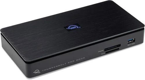 Vista 7 de OWC Thunderbolt mini Dock, Bus-Powered 5-Port Multi-Adapter with Dual 4K HDMI, Dual USB, Gigabit Ethernet, Integrated 7.2-inch TB Cable, for TB