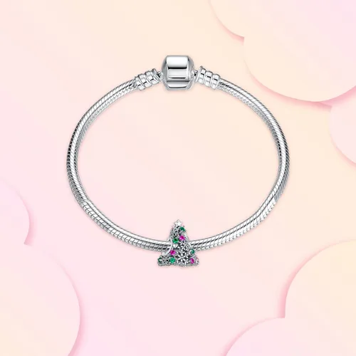 Vista 2 de Annmors Christmas Charm for Woman-925 Sterling Silver Dangle Pendant Bead,Girl Jewelry Beads Gifts for Women Bracelet&Necklace
