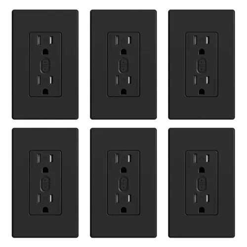 Vista 10 de ELEGRP Enchufe inteligente, toma inteligente de pared compatible con Alexa y Google Assistant, receptáculo inteligente Wi-Fi de 2.4 GHz