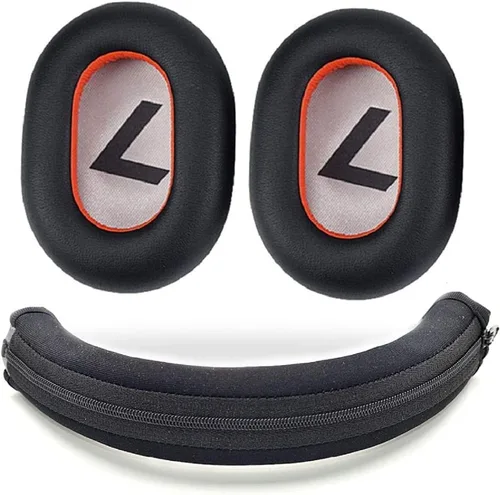 Vista 6 de VEKEFF Almohadillas de repuesto para auriculares de ruido Plantronics Backbeat Pro 2