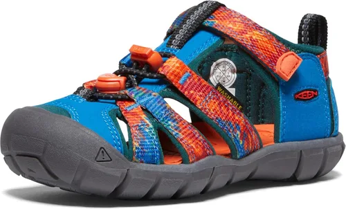 Vista 48 de KEEN Sandalias unisex para niños Seacamp 2 CNX con puntera cerrada Azul Azur/Blanco Estrella