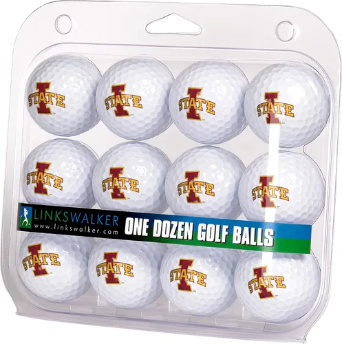 Vista 39 de LinksWalker Bolas de golf universitarias 12 bolas de regalo, tamaño reglamentario, bolas de 2 piezas