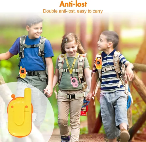 Vista 8 de Uzoli Walkie Talkie para niños, Walkie Talkies de largo alcance para niños, regalo de cumpleaños para niñas y niños, juguete de 20 canales