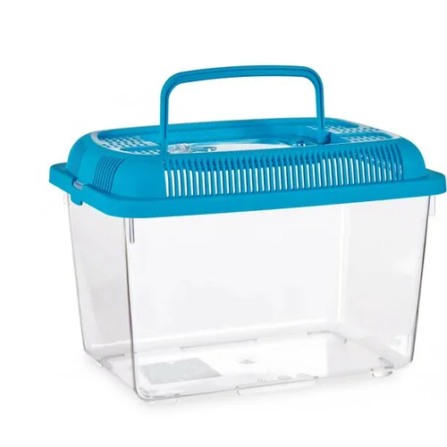 Vista 3 de Pecera Mascow Azul Plástico 3 L 17 x 16 x 24 cm Con asa Mediano (12 Unidades)