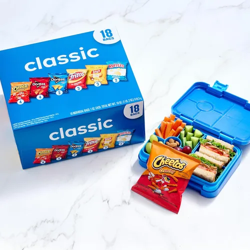 Vista 5 de Frito-Lay Snacks - Paquete variado de bocadillos, mezcla clásica, bolsas de aperitivos de una sola porción (paquete de 18), volantes, fritos, gueos