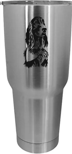 Vista 516 de Cairn Terrier - Vaso grabado con temática de perro, 30 onzas