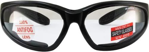 Vista 2 de Global Vision Gafas de seguridad antivaho Hercules Plus Claro