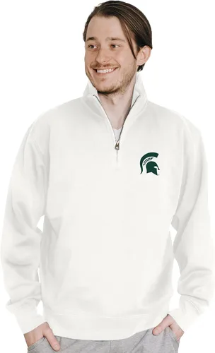 Vista 26 de Blue 84 Sudadera con cremallera de un cuarto para hombre de la NCAA