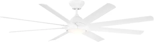 Vista 19 de Modern Forms Hydra - Ventilador de techo inteligente de 8 aspas para interiores y exteriores, 80 pulgadas, bronce con kit de luz LED de 3000 K