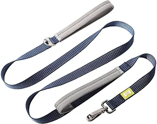 Vista 10 de BUILT Pet Nightsafe - Correa para perro pequeña, azul marino y amarillo
