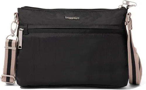 Vista 7 de Baggallini Securtex™ - Bandolera antirrobo Negro