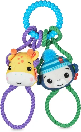Vista 11 de Fisher Price Attack-A-Stack - Juguete para perros Diseño de cuerda apilable, para perseguir y lanzar, producto oficial para mascotas Fisher Price