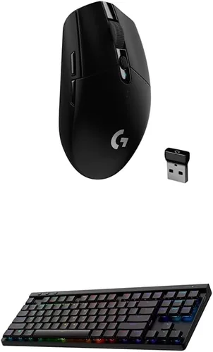 Vista 19 de Logitech G 305 Lightspeed - Mouse inalámbrico para juegos, sensor de héroe, 12,000 DPI, ligero, 6 botones programables, batería de 250 horas, Blanco