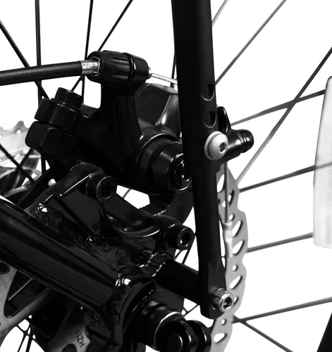 Vista 2 de Ibera Portabicicletas – Portabicicletas Touring Plus+ para freno de disco/soporte de freno sin disco, bicicletas de neumáticos gruesos, montado