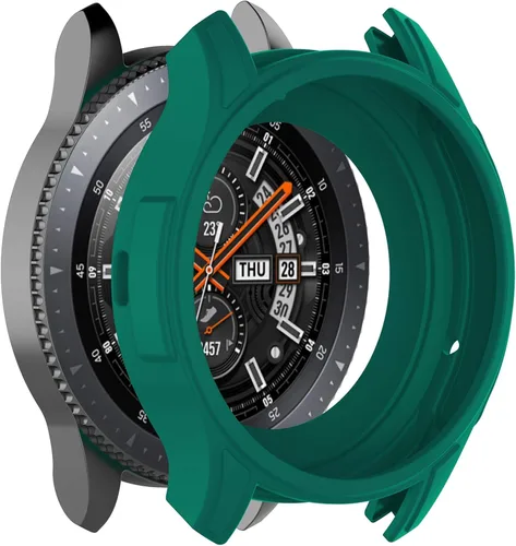 Vista 7 de Funda protectora de silicona suave para Samsung Galaxy Gear S3 Frontier y SM-R800 1.811 in Smart Watch
