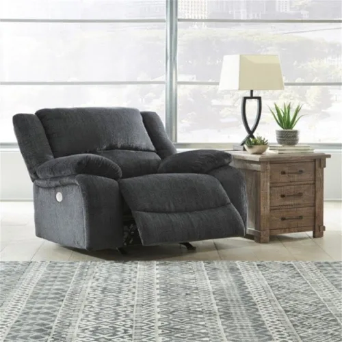 Vista 2 de Signature Design by Ashley Draycoll Power Rocker reclinable en pizarra