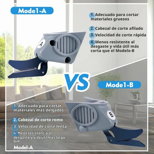 Vista 2 de MXBAOHENG Cabezal de corte de hoja afilada para tijeras eléctricas de tela Wbt-1 (modelo A)