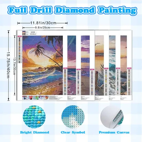 Vista 2 de DOTSOPS Kits de Pintura de Diamantes Arte Adultos Kit de Pintura Manualidades DIY Arte de Diamantes 5D Paquetes Kits Completos para Adultos