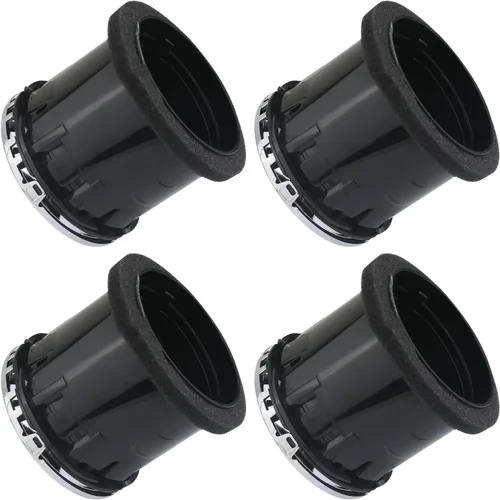 Vista 3 de TQPONLY Rejilla de ventilación del conducto de aire del calentador de AC del tablero (cromo y negro) Compatible con Ford F150 2004-2008/Lincoln Mark