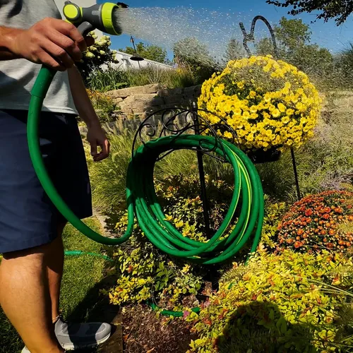 Vista 4 de SmartFlex Manguera de jardín, 5/8 pulg. x 50 pies., Híbrido, Verde - HSFG550GR