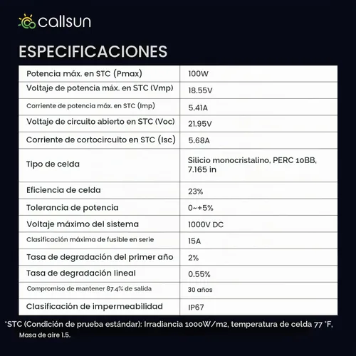 Vista 8 de Panel solar de 800 W, 8 paneles solares de 100 vatios con diseño de alto rendimiento, módulo fotovoltaico monocristalino de alta eficiencia, ideal