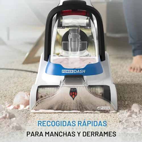 Vista 9 de Hoover PowerDash: Limpiador de alfombras para mascotas Compacto ligero, FH50700, Color Azul