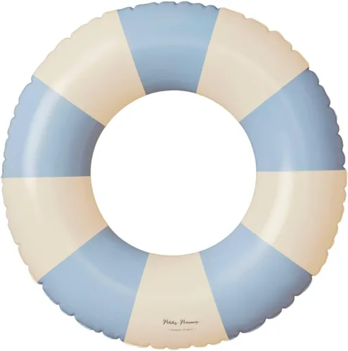 Vista 39 de Petites Pommes Flotador de piscina a rayas para niños y niños pequeños, tubo interior duradero, diseño de rayas clásico impreso a mano, dona