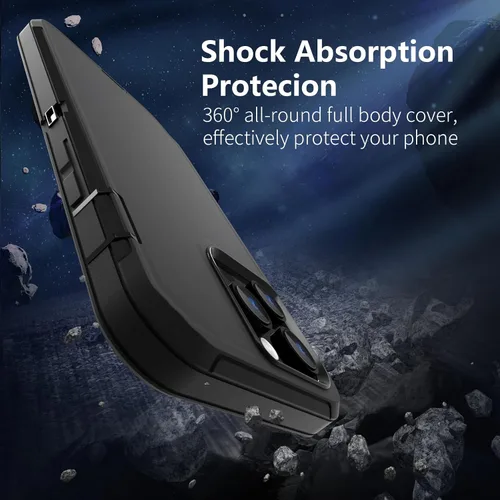 Vista 3 de Sansunto Funda para iPhone 13 Pro Max Case y 12 Pro Max Case, Protección de Cuerpo Completo Resistente Heavy Duty a Prueba de Golpes Grado Militar 3