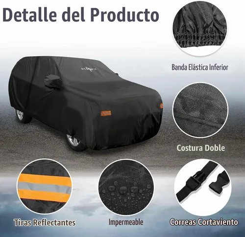 Vista 4 de ACROPIX Funda resistente para automóvil Chevrolet Tahoe de 4 puertas SUV 2007-2020, impermeable, resistente a los rayos UV, protección para todo