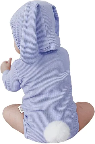 Vista 3 de AGQT Babys Bunny Costume Easter Halloween Outfit Set Size 0-24 Months