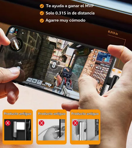Vista 6 de sweguard Cable de carga USB tipo C en ángulo recto [2 unidades, 3.3 pies] 3.1A cable trenzado de nailon para iPhone 17, 16, 15 Pro Max Plus, iPhone