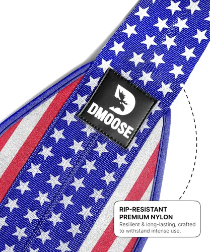 Vista 3 de DMoose Fitness Correas colgantes para abdominales para barra de dominadas y entrenamiento de fuerza central, correas de ejercicio acolchadas suaves