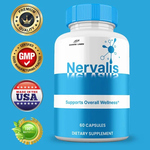 Vista 5 de Paquete de 5 cápsulas Nervalis, pastillas de suplemento Nerva lis, máxima fuerza, fórmula totalmente natural