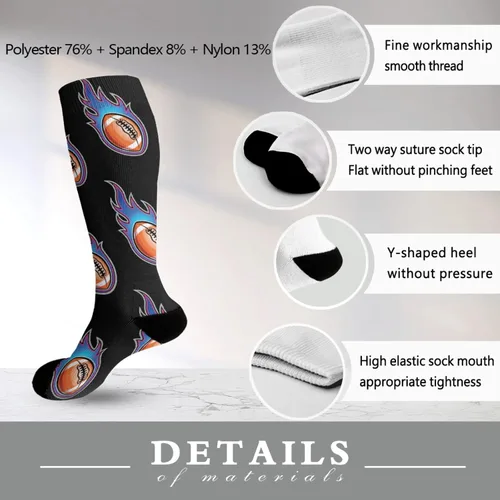 Vista 6 de devor Knee High Socks for Women Knee High for Womens Socks Trouser Sock Cute Rugby Sock