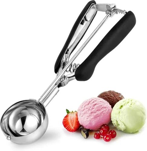 Vista 15 de Juego de Cuchara de Galletas 1 Cucharada, Tamaño #60 Cuchara de Masa de Galletas para Hornear, Cuchara de Helado de 15 ml/0.5 oz, Cuchara