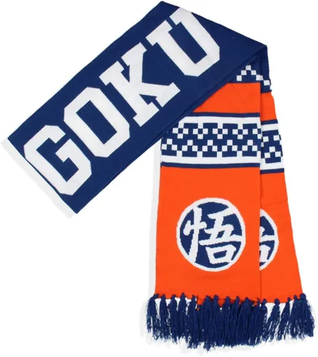 Vista 4 de Dragon Ball Z Anime Son Goku - Bufanda de punto, Azul