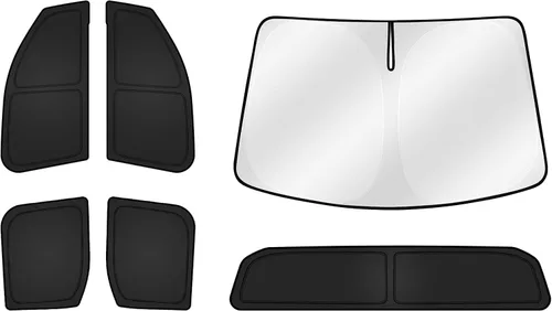 Vista 94 de T TGBROS Parasol para parabrisas para BMW X1 F48 2016 2017 2018 2019 2020 2021 2022 para ventana de automóvil, con bloqueo UV grueso y opaca
