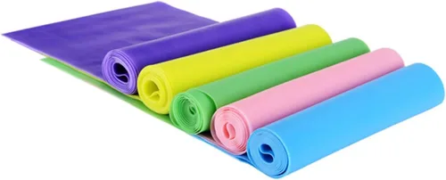 Vista 9 de Yardwe Cinturón de estiramiento para ejercicio, 8 unidades, para entrenamiento, yoga, bandas de resistencia, deportes, fitness, elástico
