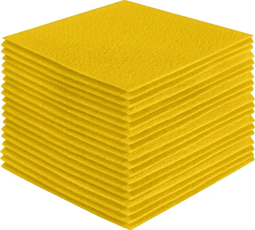Vista 191 de FabricLA Hojas de fieltro acrílico para manualidades, cuadrados de fieltro precortados suaves de 4 x 4 pulgadas (3.9 in x 3.9 in), utiliza hojas