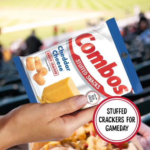 Vista 22 de COMBOS Cheese Snacks - Paquetes de bocadillos de queso nacho, aperitivo de galleta horneada, bolsa a granel de 6.3 onzas (paquete de 12)