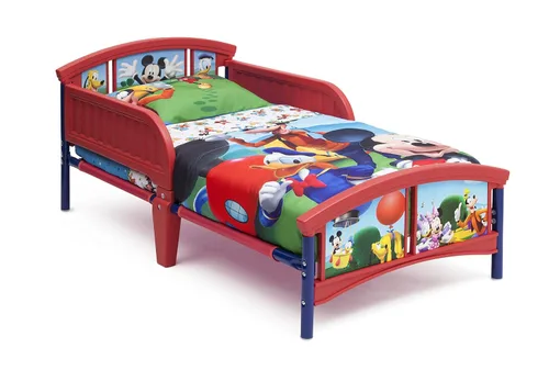 Vista 5 de Delta Children Cama de plástico para niños pequeños, Minnie Mouse de Disney