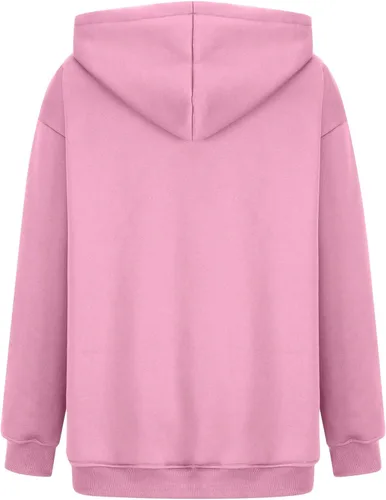 Vista 2 de Conjunto de sudadera Y2K de 1989 para mujer, 2 piezas, sudadera con capucha y pantalones deportivos de gran