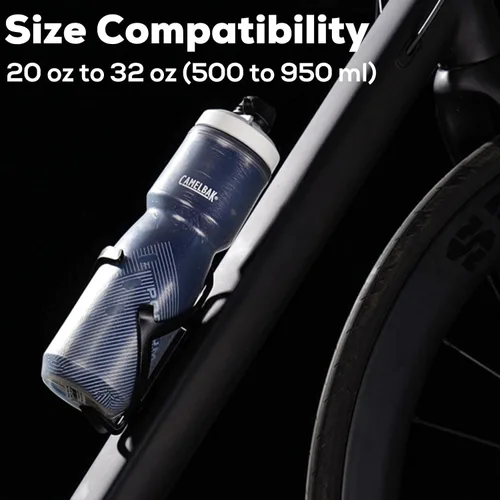 Vista 2 de corki Cycles Soporte para botella de agua para bicicleta, con carga lateral derecha, jaula para botella de agua para carretera, MTB, bicicleta