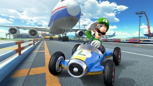 Vista 11 de Nintendo Switch Mario Kart 8 Deluxe Bundle (Full Game Download + 3 Mo. Nintendo Switch Online Membership Included)