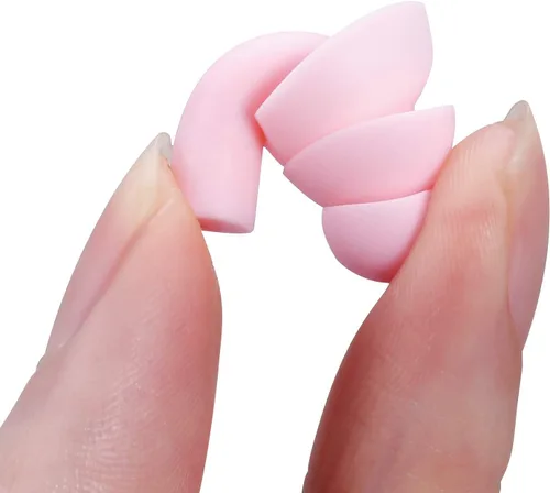 Vista 4 de Bememo 6 pares de tapones para los oídos reutilizables con cable con estuche para dormir y nadar Noise Cancelling, Waterproof, Soft, Washable