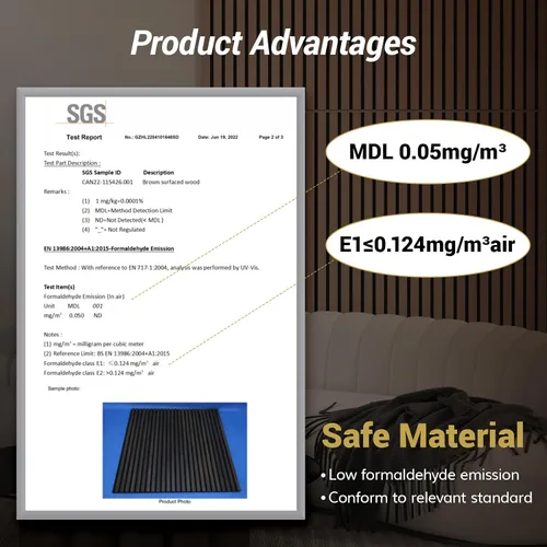 Vista 6 de TONOR 2 paneles de listones de madera, paneles acústicos adhesivos de 48 x 24 pulgadas para pared, paneles decorativos 3D estriados para absorción