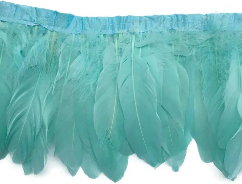 Vista 5 de Sowder Flecos de plumas de ganso de pato 2 yardas (dorado)