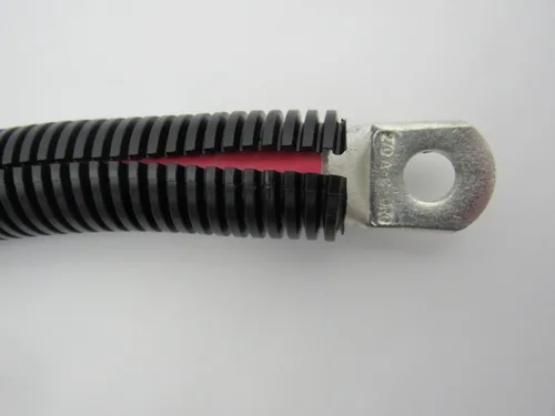 Vista 5 de Kit Custom Battery Cables fabricado en Estados Unidos compatible con Ford F250, F350, F450 Truck Excursion 7.3L Powerstroke Diesel 1987-1997