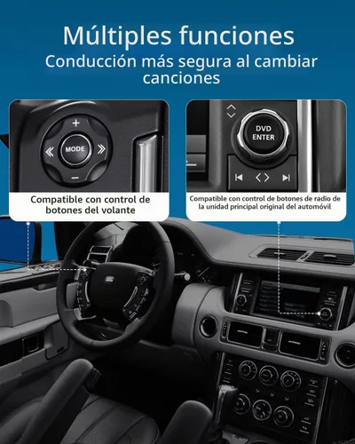 Vista 3 de Adaptador Airdual Bluetooth aptX-HD para Land Rover, Range Rover, Jaguar